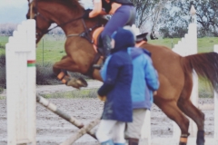 I think he cleared it. Warm up X.
